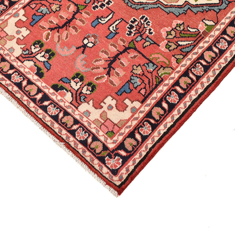 Alfombra persa - Nómada - 131 x 76 cm - rojo claro