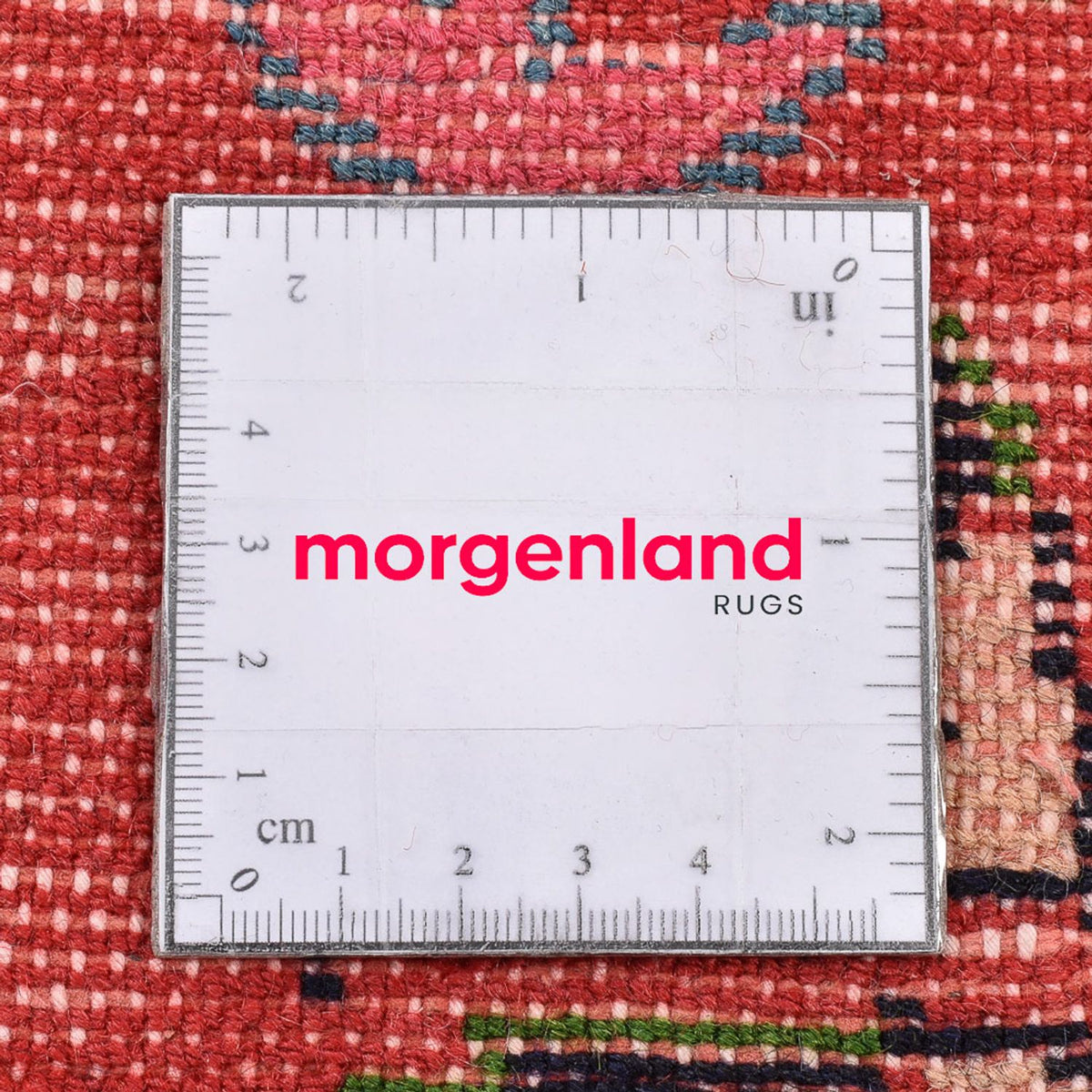 Alfombra persa - Nómada - 131 x 76 cm - rojo claro