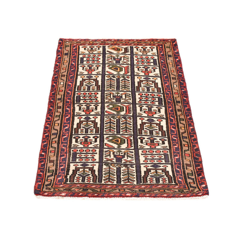 Alfombra persa - Nómada - 122 x 74 cm - multicolor