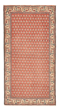 Alfombra persa - Mir - 121 x 62 cm - óxido