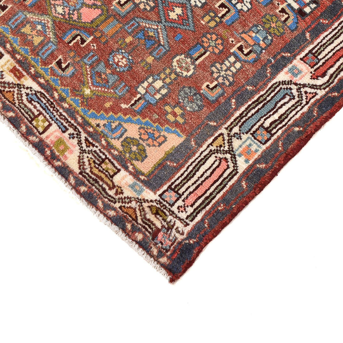 Alfombra persa - Nómada - 110 x 74 cm - multicolor