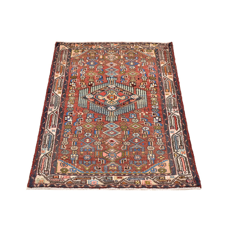 Alfombra persa - Nómada - 110 x 74 cm - multicolor