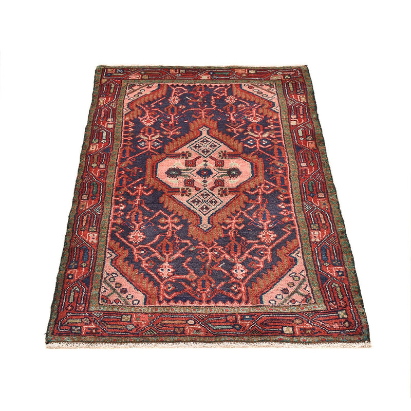 Alfombra persa - Nómada - 128 x 81 cm - rojo claro