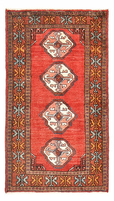Alfombra persa - Bidjar - 113 x 64 cm - rojo