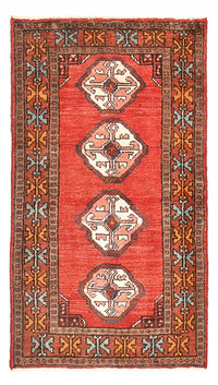 Alfombra persa - Bidjar - 113 x 64 cm - rojo
