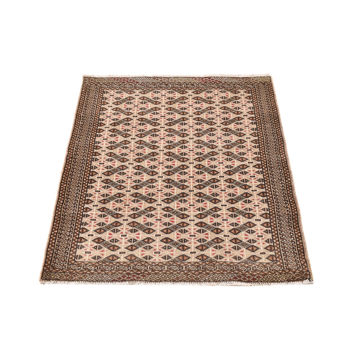 Alfombra Turkaman - 117 x 84 cm - arena