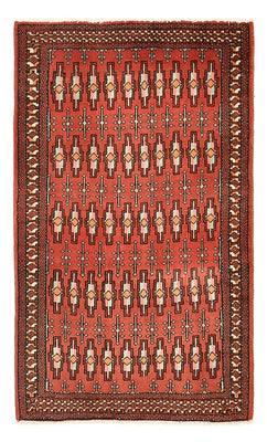 Alfombra Turkaman - 127 x 73 cm - rojo