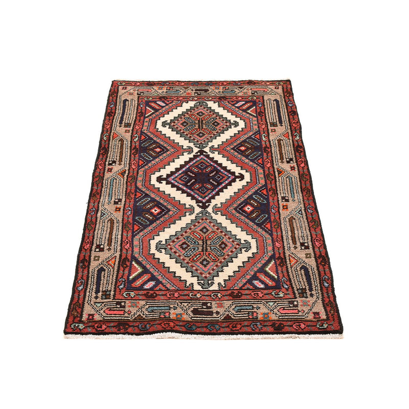 Alfombra persa - Nómada - 130 x 74 cm - multicolor