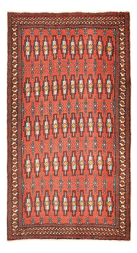 Alfombra Turkaman - 129 x 71 cm - rojo