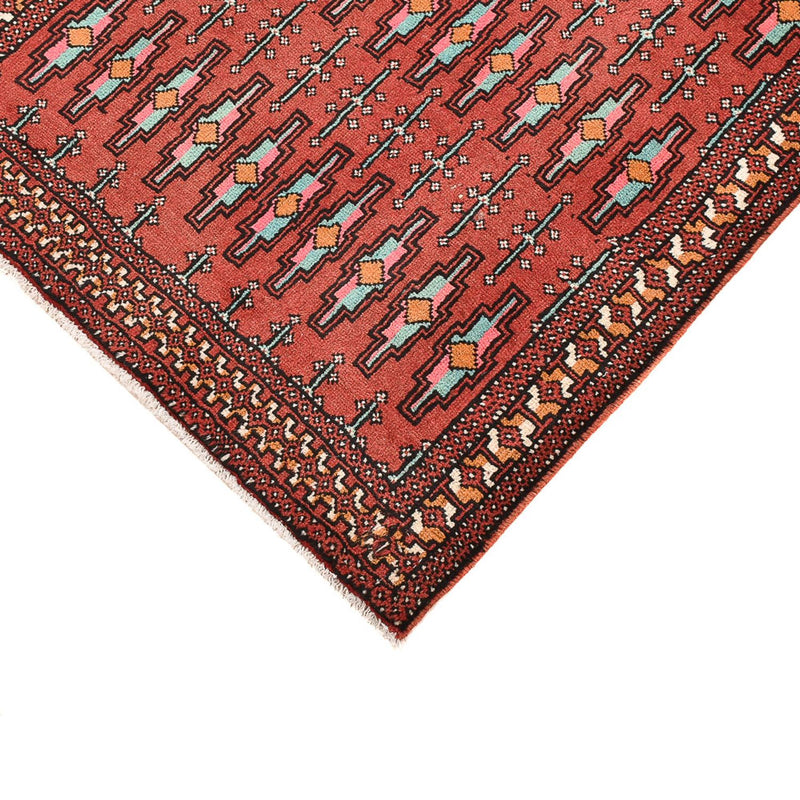 Alfombra Turkaman - 129 x 71 cm - rojo