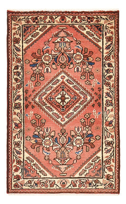 Alfombra persa - Nómada - 121 x 76 cm - rojo claro