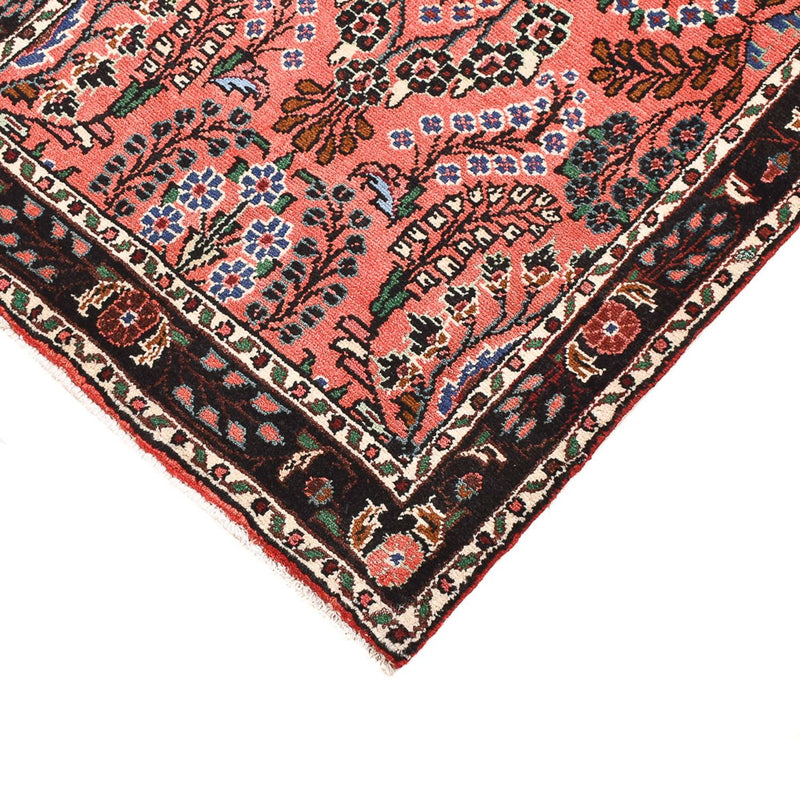 Alfombra persa - Nómada - 139 x 77 cm - rojo claro