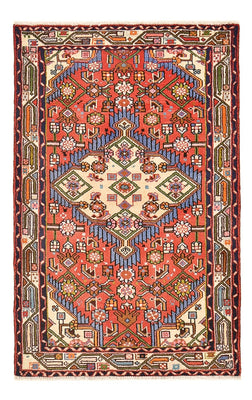 Alfombra persa - Nómada - 134 x 81 cm - rojo