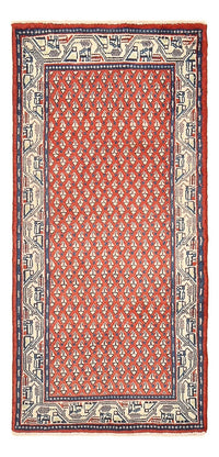 Alfombra de pasillo Alfombra persa - Mir - 126 x 57 cm - rojo