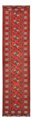 Alfombra de pasillo Alfombra Turkaman - 291 x 73 cm - rojo