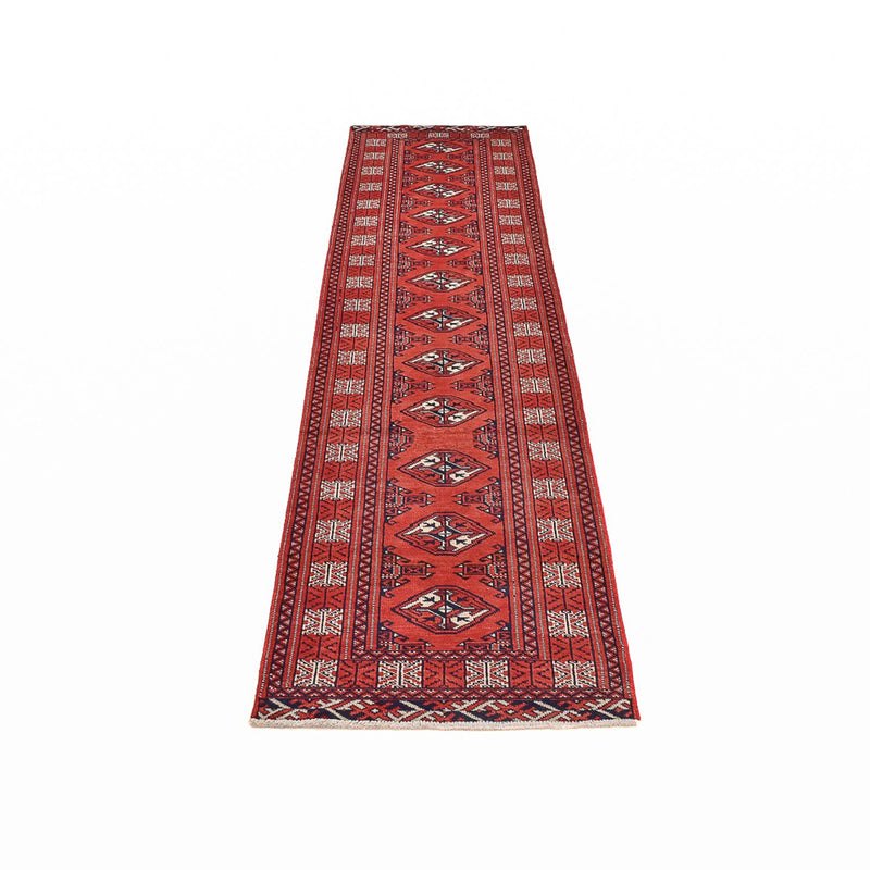 Alfombra de pasillo Alfombra Turkaman - 291 x 73 cm - rojo