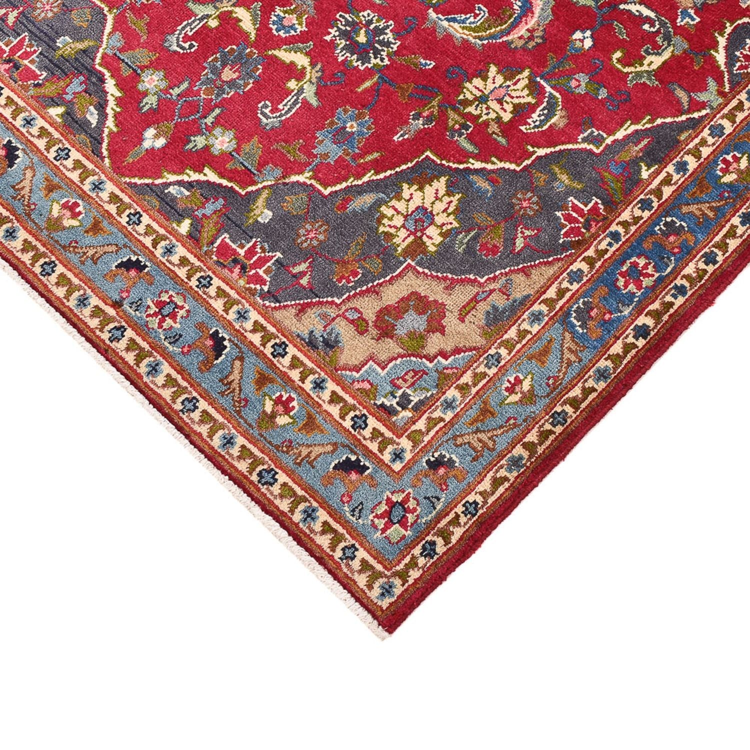 Alfombra de pasillo Alfombra persa - Keshan - 188 x 103 cm - rojo