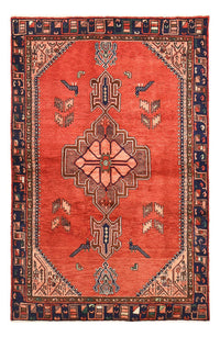 Alfombra persa - Nómada - 199 x 131 cm - rojo