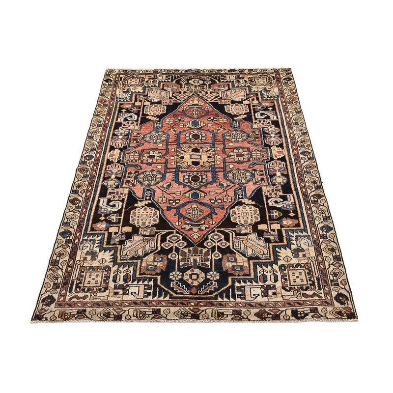 Alfombra persa - Nómada - 207 x 127 cm - rojo claro