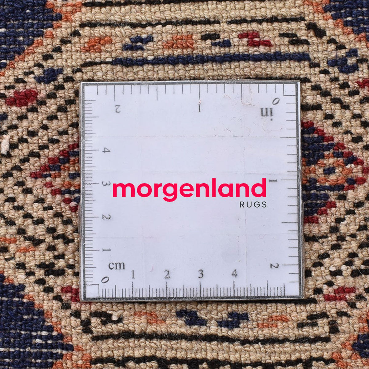 Alfombra Turkaman - 173 x 120 cm - azul oscuro