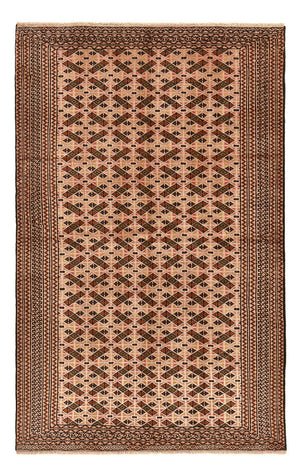 Alfombra Turkaman - 190 x 128 cm - rojo claro