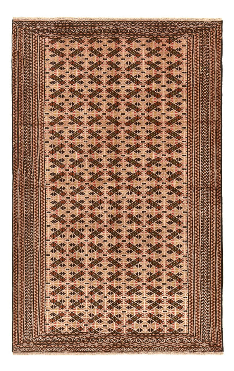 Alfombra Turkaman - 190 x 128 cm - rojo claro