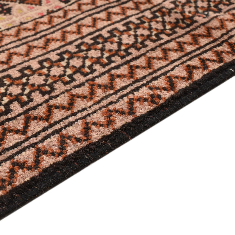 Alfombra Turkaman - 190 x 128 cm - rojo claro