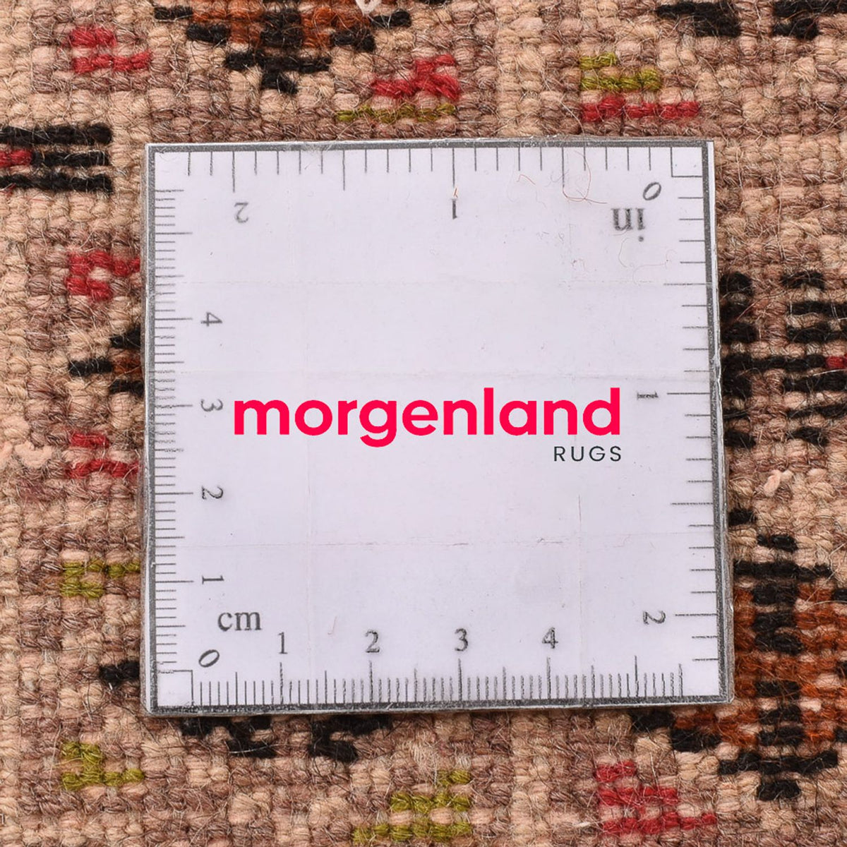 Alfombra Turkaman - 190 x 128 cm - rojo claro