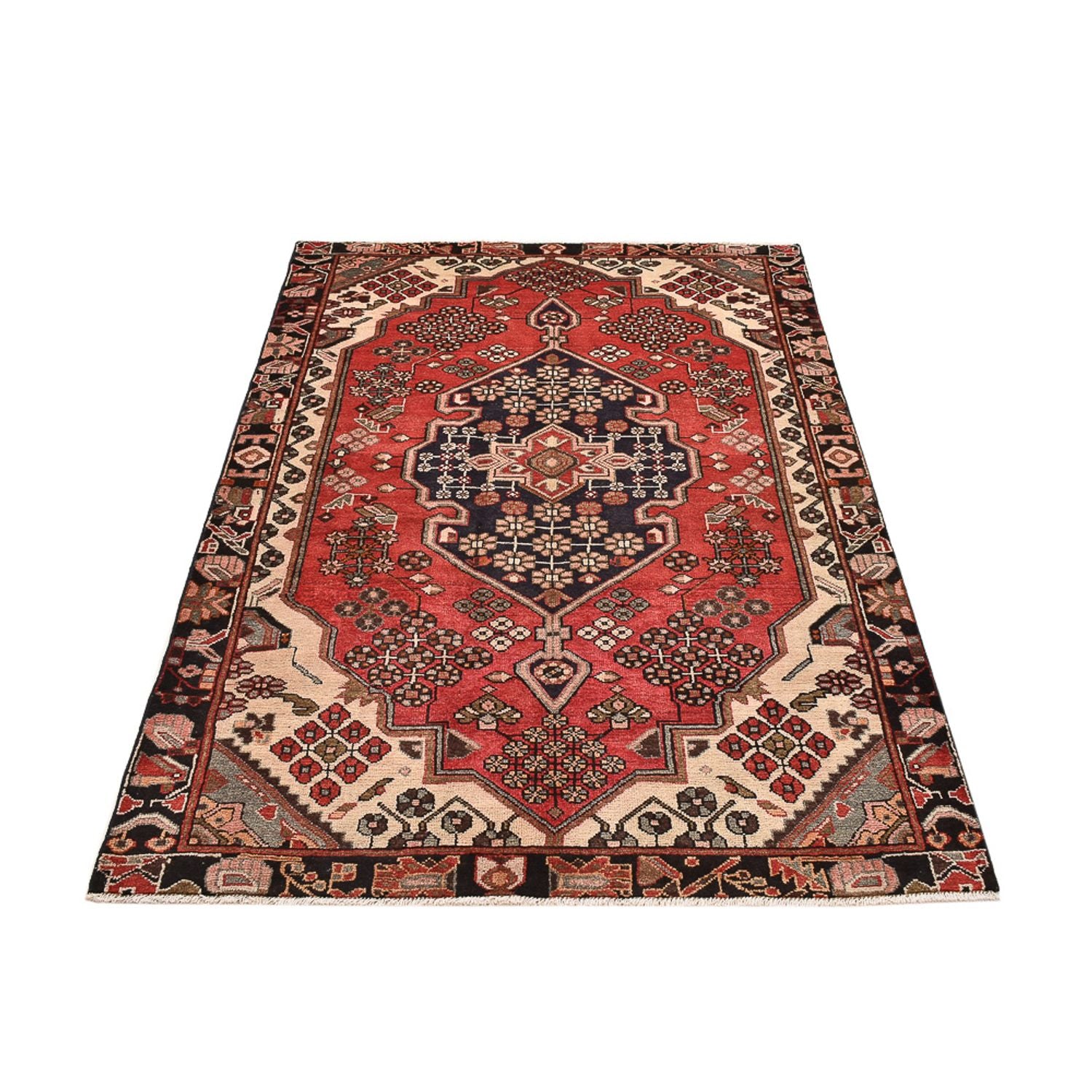 Alfombra persa - Nómada - 202 x 128 cm - rojo