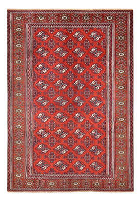 Alfombra Turkaman - 273 x 185 cm - rojo