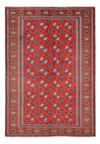 Alfombra Turkaman - 273 x 185 cm - rojo