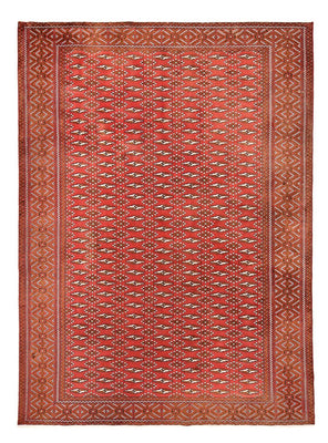 Alfombra Turkaman - 280 x 203 cm - rojo claro