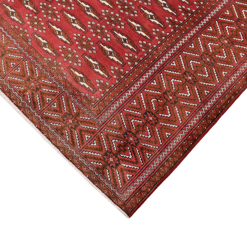 Alfombra Turkaman - 280 x 203 cm - rojo claro