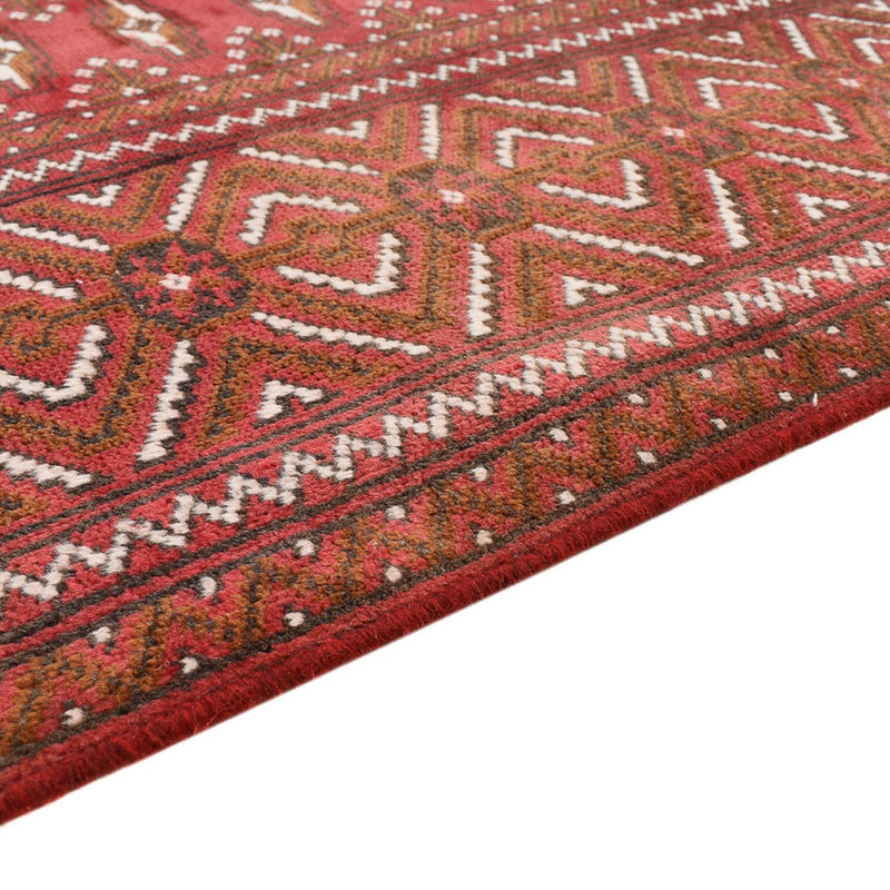 Alfombra Turkaman - 280 x 203 cm - rojo claro