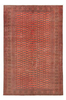 Alfombra Turkaman - 289 x 191 cm - rojo