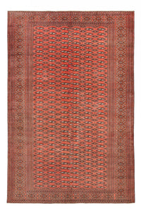 Alfombra Turkaman - 289 x 191 cm - rojo