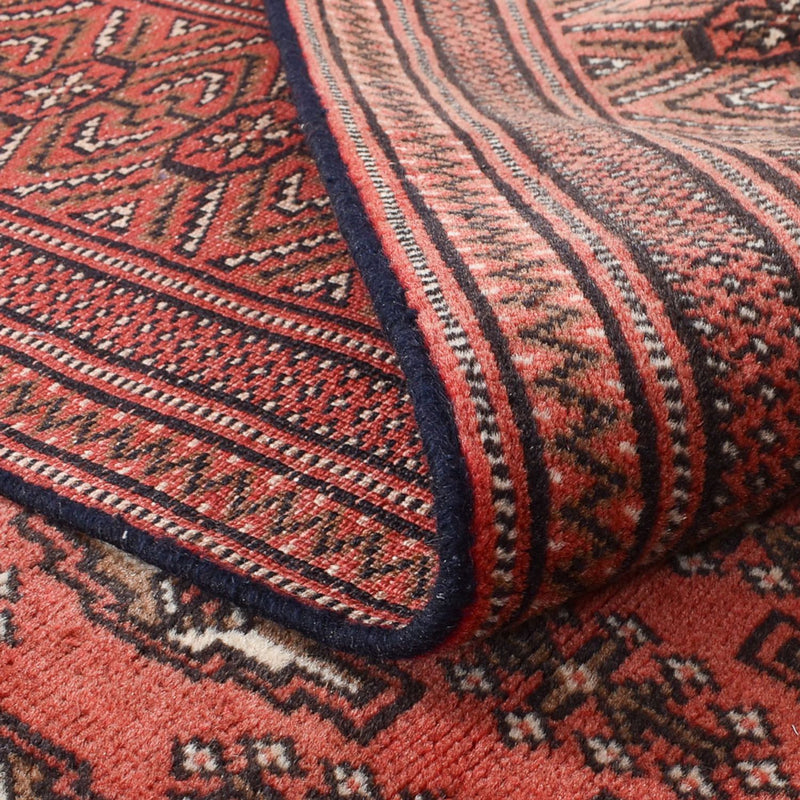 Alfombra Turkaman - 289 x 191 cm - rojo
