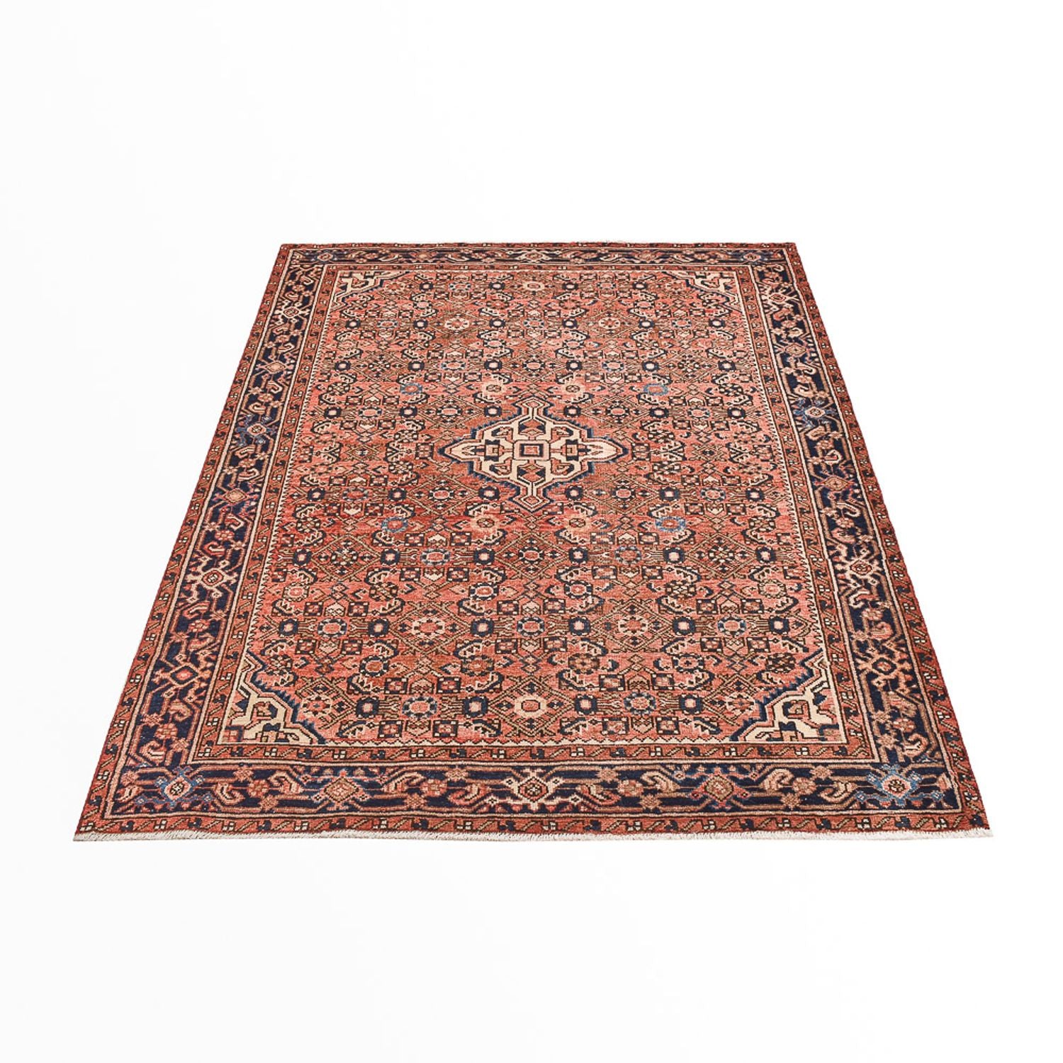 Alfombra persa - Nómada - 198 x 145 cm - óxido