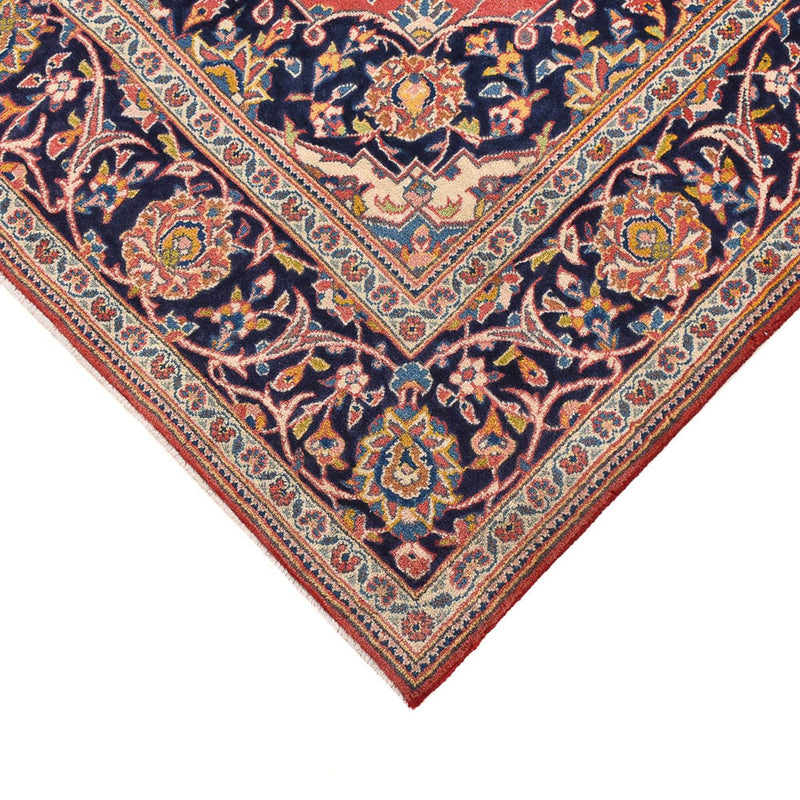 Alfombra persa - Keshan - 205 x 141 cm - rojo claro