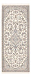 Alfombra de pasillo Alfombra Persa - Nain - Real - 220 x 91 cm - crema