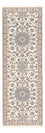 Alfombra de pasillo Alfombra Persa - Nain - Real - 278 x 91 cm - crema