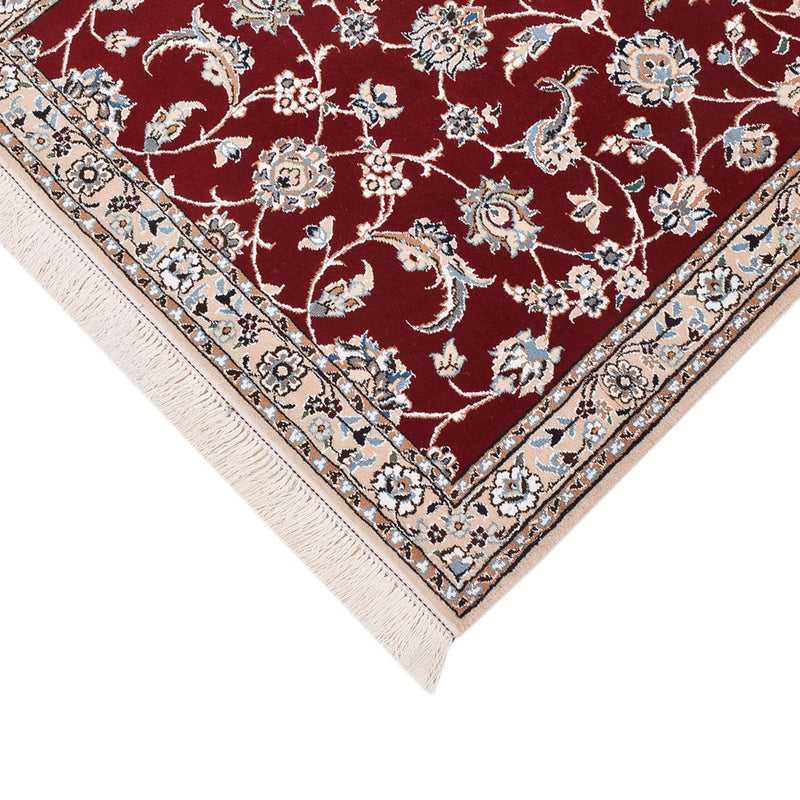 Alfombra de pasillo Alfombra Persa - Nain - Real - 215 x 90 cm - rojo