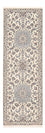 Alfombra de pasillo Alfombra Persa - Nain - Real - 229 x 81 cm - crema
