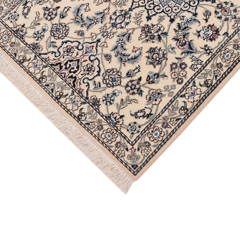 Alfombra de pasillo Alfombra Persa - Nain - Real - 229 x 81 cm - crema