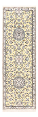 Alfombra de pasillo Alfombra Persa - Nain - Real - 263 x 90 cm - beige
