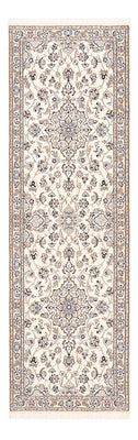 Alfombra de pasillo Alfombra Persa - Nain - Real - 229 x 70 cm - crema
