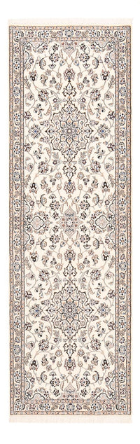 Alfombra de pasillo Alfombra Persa - Nain - Real - 229 x 70 cm - crema