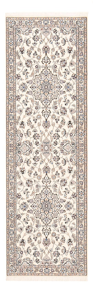 Alfombra de pasillo Alfombra Persa - Nain - Real - 229 x 70 cm - crema