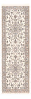Alfombra de pasillo Alfombra Persa - Nain - Real - 229 x 70 cm - crema