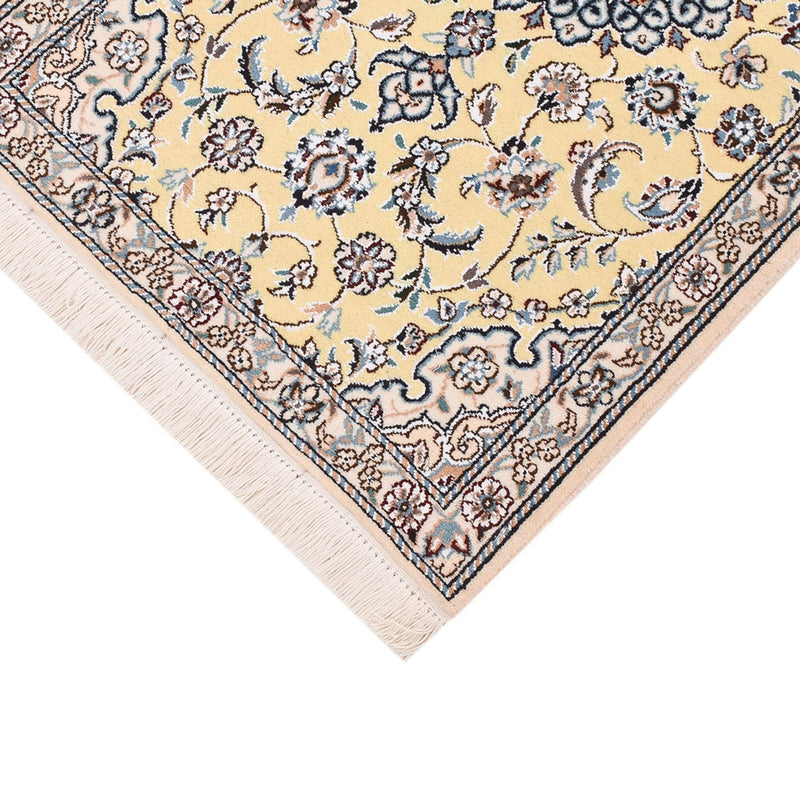 Alfombra de pasillo Alfombra Persa - Nain - Real - 204 x 60 cm - beige